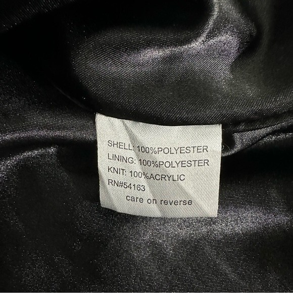 Calvin Klein Black Trenchcoat With Detachable Hood Size Medium - Picture 15 of 16